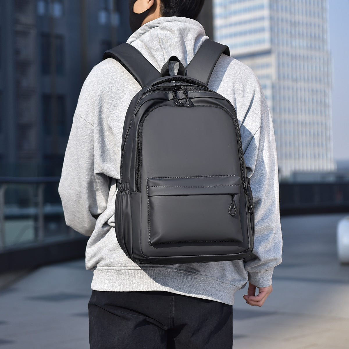 Klassischer Business-Rucksack mit Ergonomischem Design und Mehreren Fächern Brehn