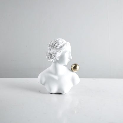 Künstlerische Büstenfigur