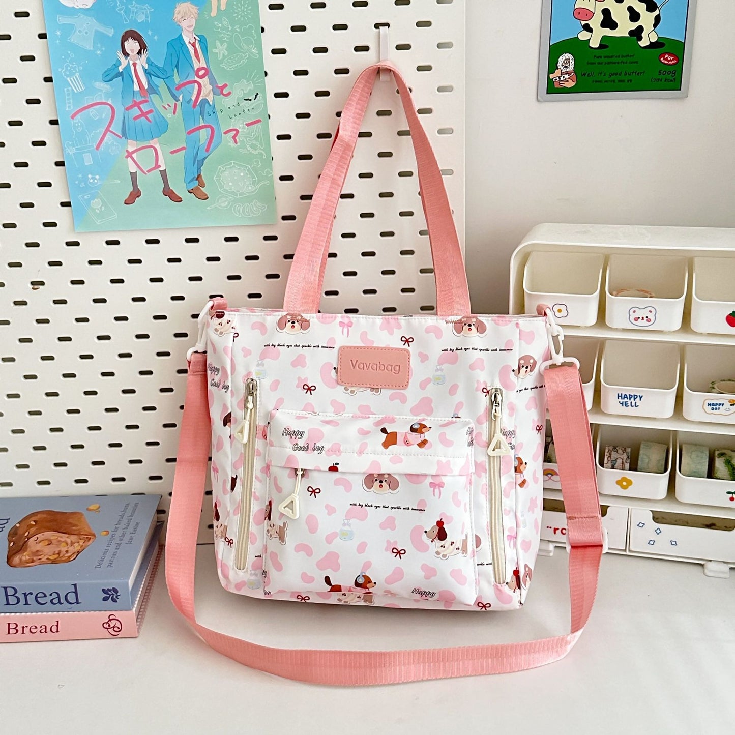 Spaßige und funktionale Tiermotiv-Shopper-Bag