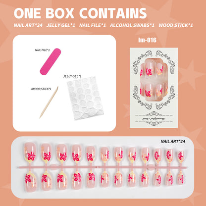 Damen Press-On Nagelkunst