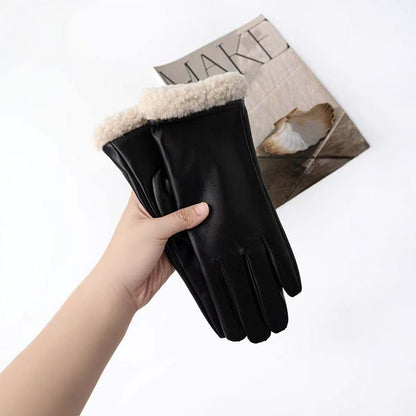 Premium isolierte Leder Touchscreen-Handschuhe Brehn