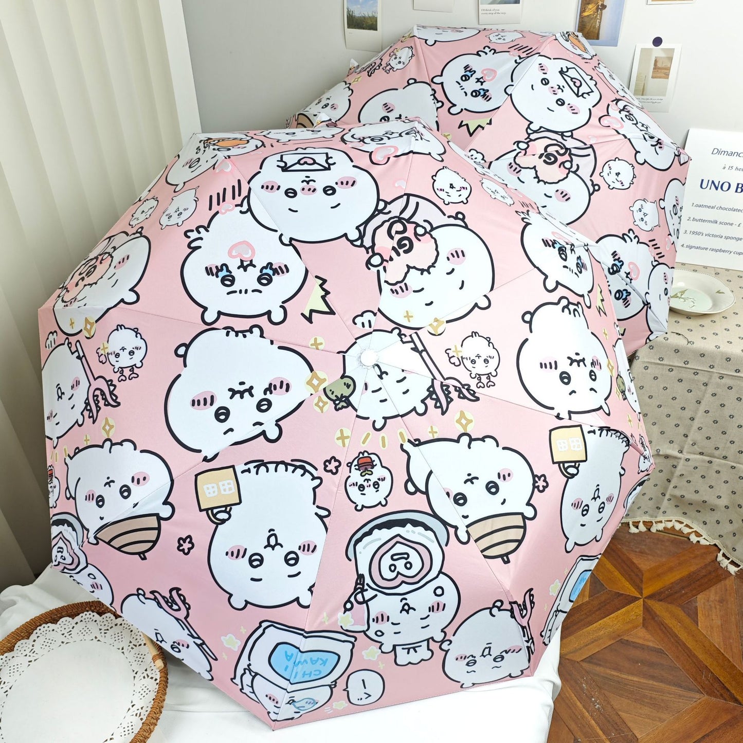 Damen Faltbarer Regenschirm mit humorvollem Tierdesign Brehn