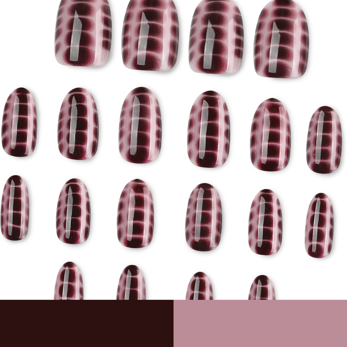 Kunstvolle Nagelkunst mit Schlangenmotiv Brehn