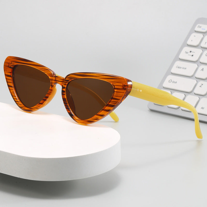 Damen stilvolle Cat-Eye Sonnenbrille mit auffälligem Design Brehn