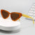 Damen stilvolle Cat-Eye Sonnenbrille mit auffälligem Design Brehn