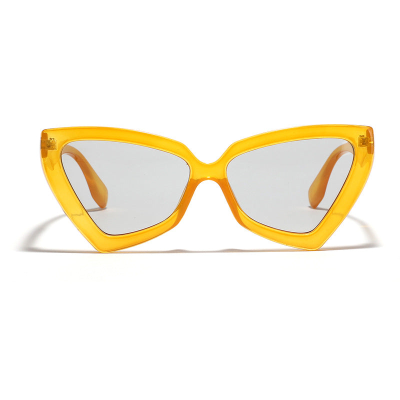 Damen Cat-Eye Sonnenbrille mit verspiegelten Gläsern und robustem Rahmen Brehn