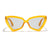 Damen Cat-Eye Sonnenbrille mit verspiegelten Gläsern und robustem Rahmen Brehn