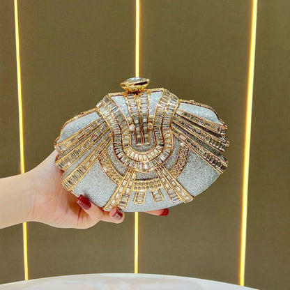 Glamouröse dekorative Clutch Tasche