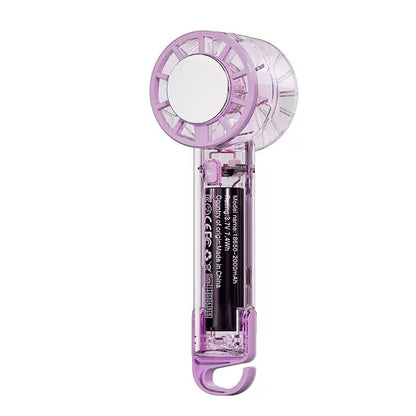 Unisex Transparent Wiederaufladbarer Handventilator Brehn