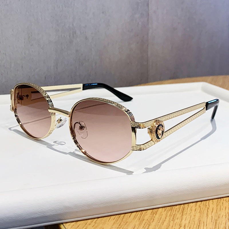 Damen elegante Sonnenbrille mit luxuriösem Rahmen und filigranem Design Brehn