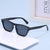 Damen modische Sonnenbrille im trendigen geometrischen Design Brehn