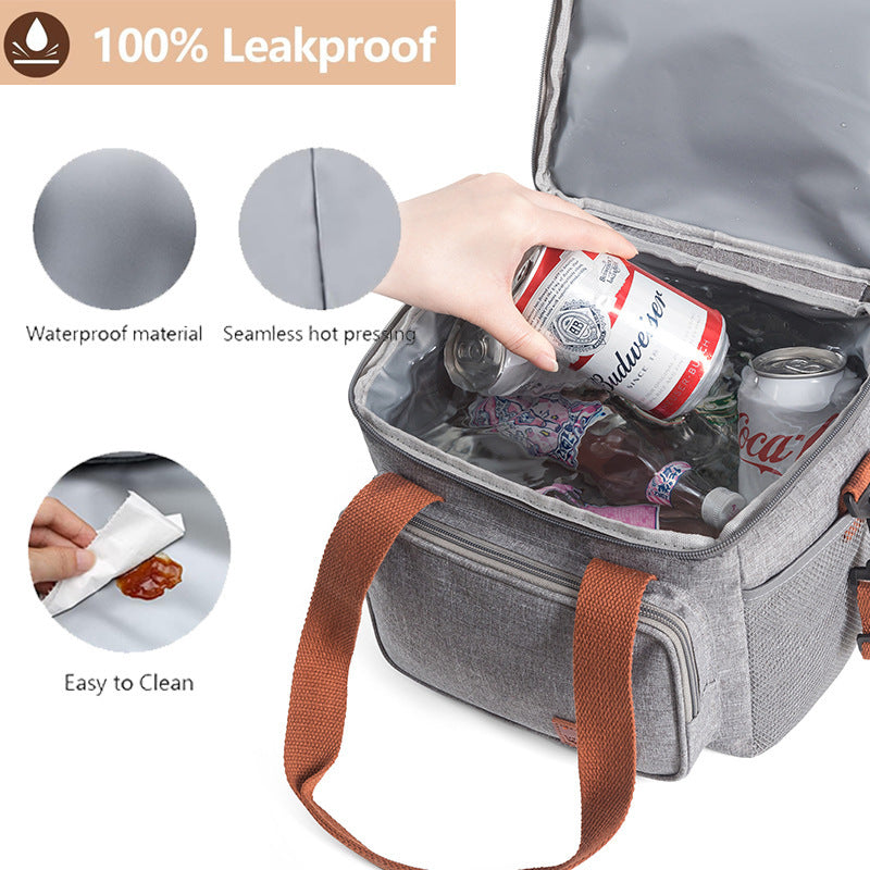 Damen Isolierte Picknicktasche mit abnehmbaren Schulterriemen Brehn