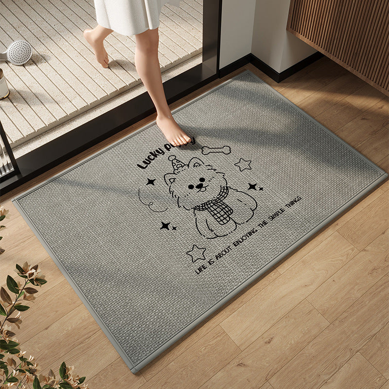 Elegante moderne Badezimmermatte Brehn