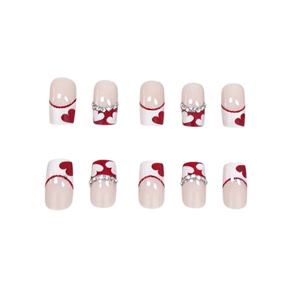 Herz-Themen Nagelkunst Set Brehn