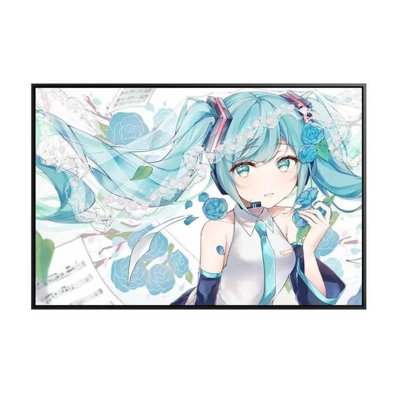Anime-Themen Illustrierte Leinwand Kunstdruck Brehn
