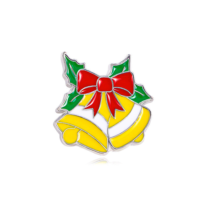 Dekorativer Emaille-Weihnachtsbaum-Anstecker Brehn