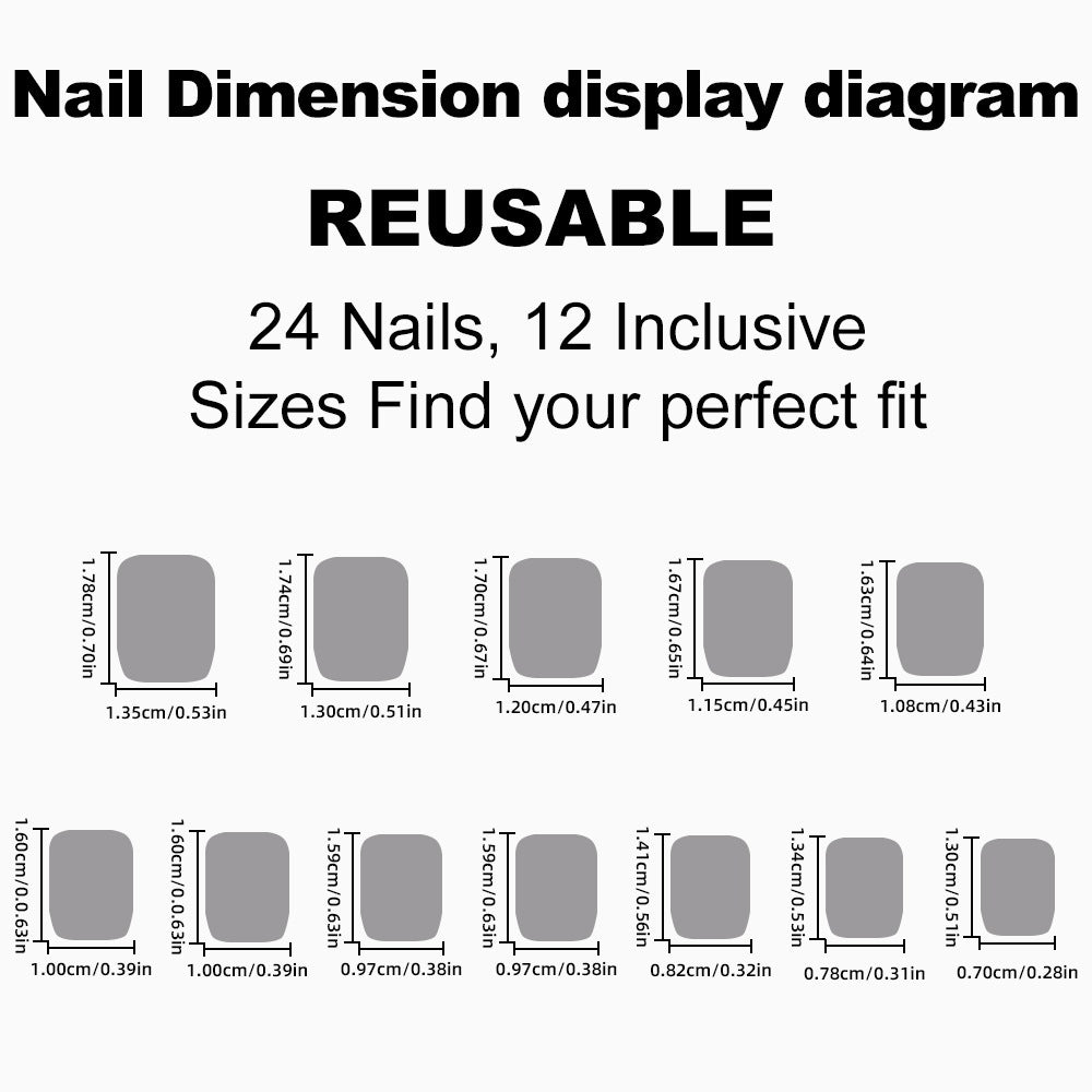 Kunstnagelset mit elegantem Glanz und natürlichem Finish Brehn