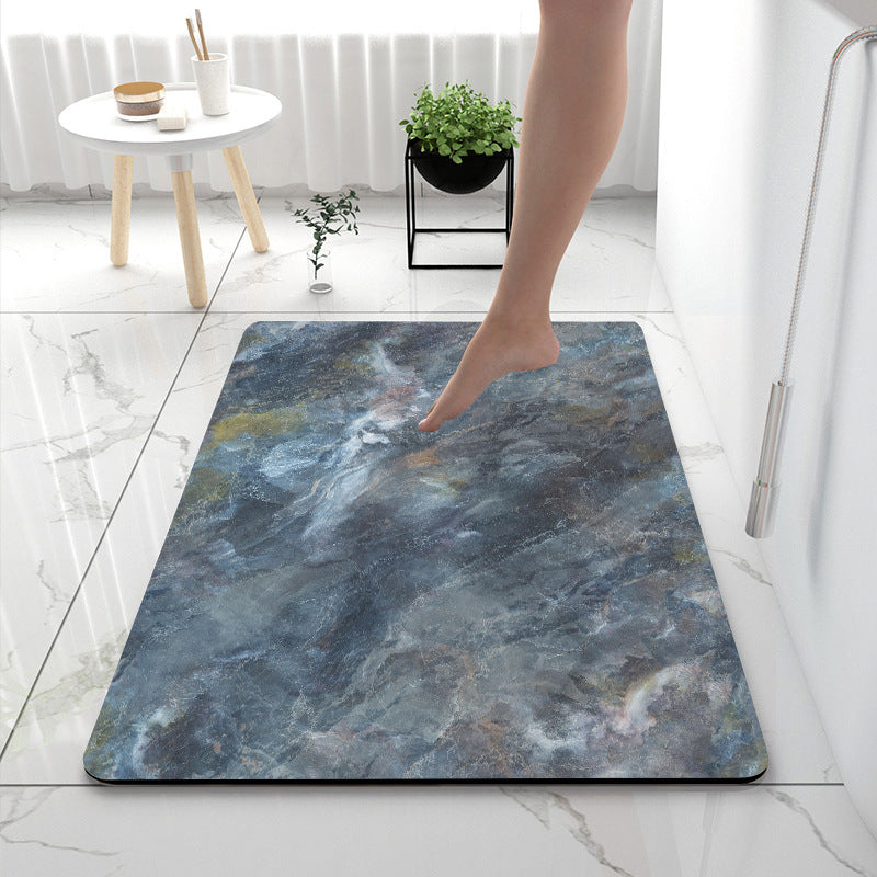 Weiche Druck abstrakte Marmor Badezimmermatte Brehn