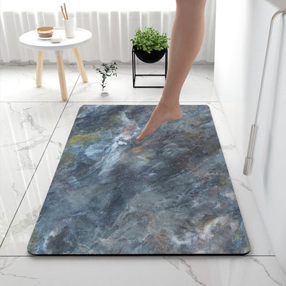 Weiche Druck abstrakte Marmor Badezimmermatte Brehn