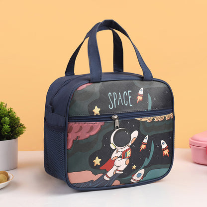 Jungen Isolierte Charakter Lunch Tasche Brehn