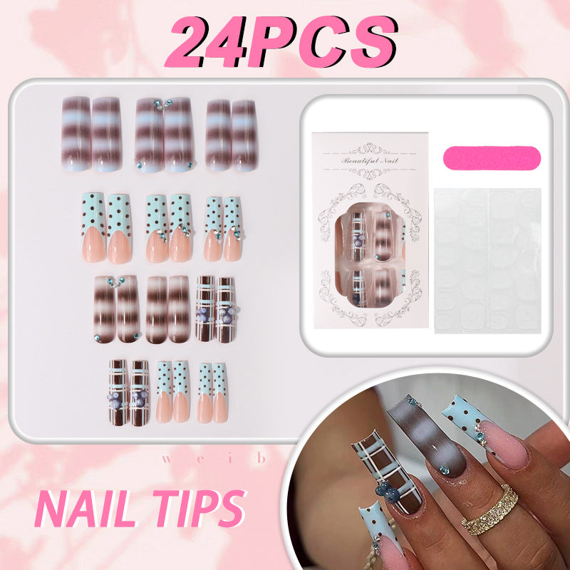 Dekorative Druck-Nageltips Set Brehn