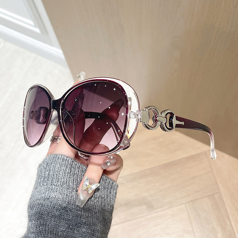 Damen Oversized Sonnenbrille mit UV-Schutz und trendigem Design Brehn