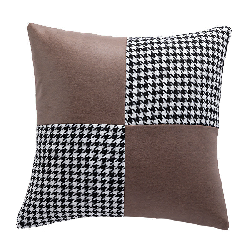 Zeitgenössisches Patchwork Akzentkissen