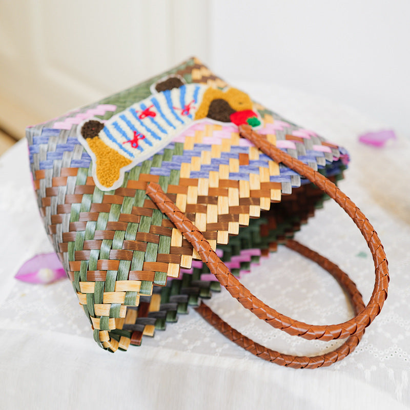Handgewebte Strandtasche Brehn