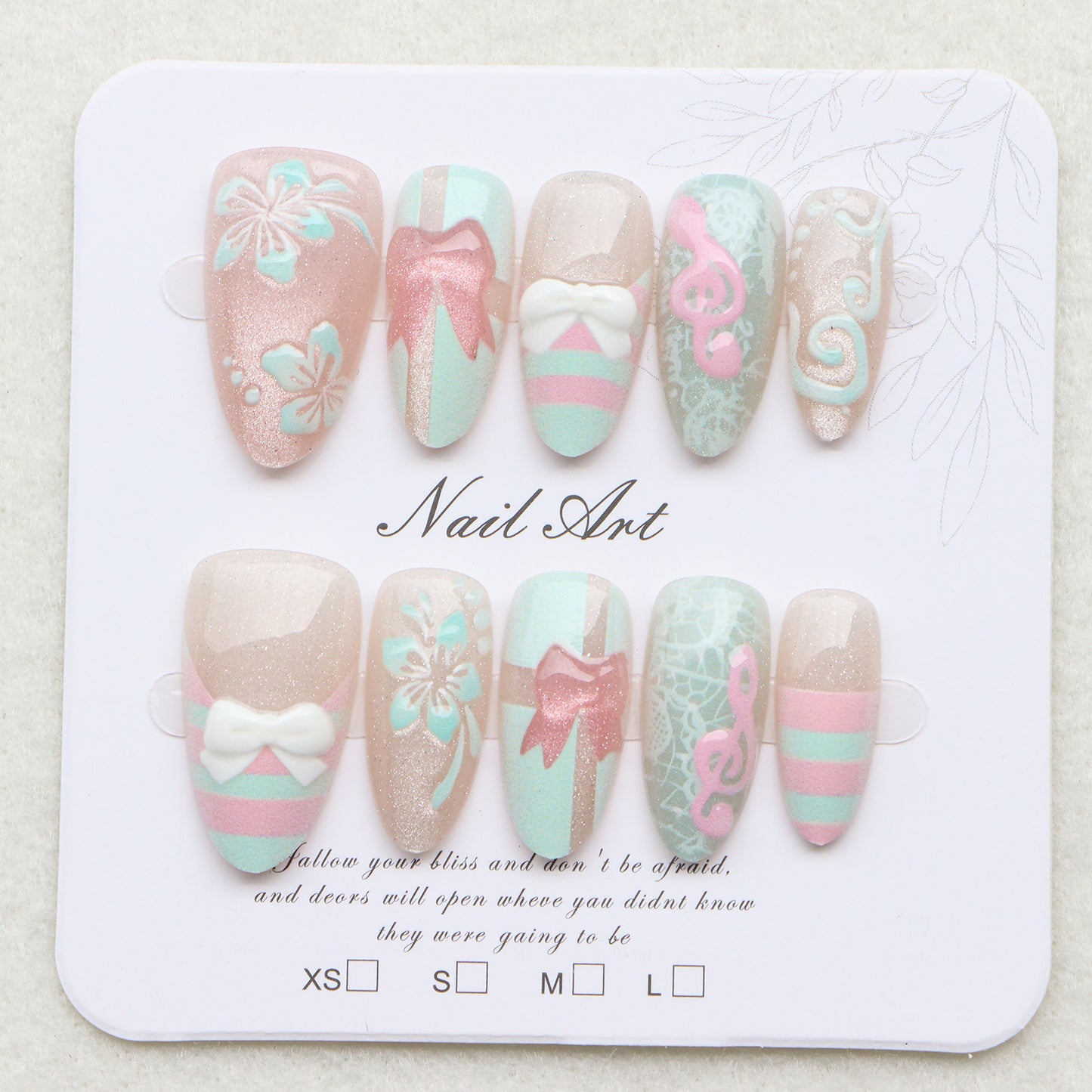 Themen Press-On Nagelkunst Set Brehn