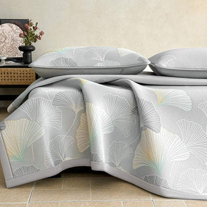 Premium Ginkgo Blatt Matratzenauflage