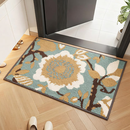 Florales Design Bereich Teppich