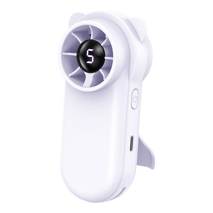 Unisex Tragbarer Mini-Lüfter mit LED-Anzeige Brehn