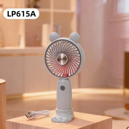 Damen tragbarer Handventilator mit LED-Funktion und ergonomischem Design Brehn