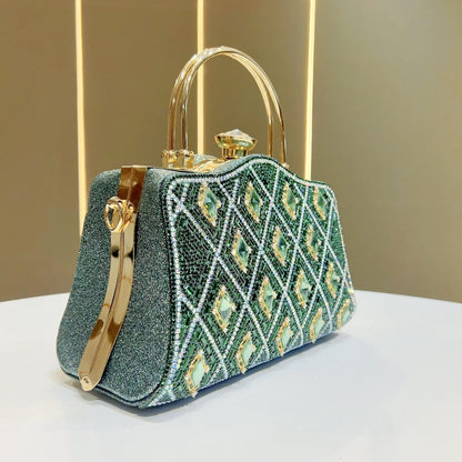 Bejeweled Vintage-inspiriertes Abendhandtasche