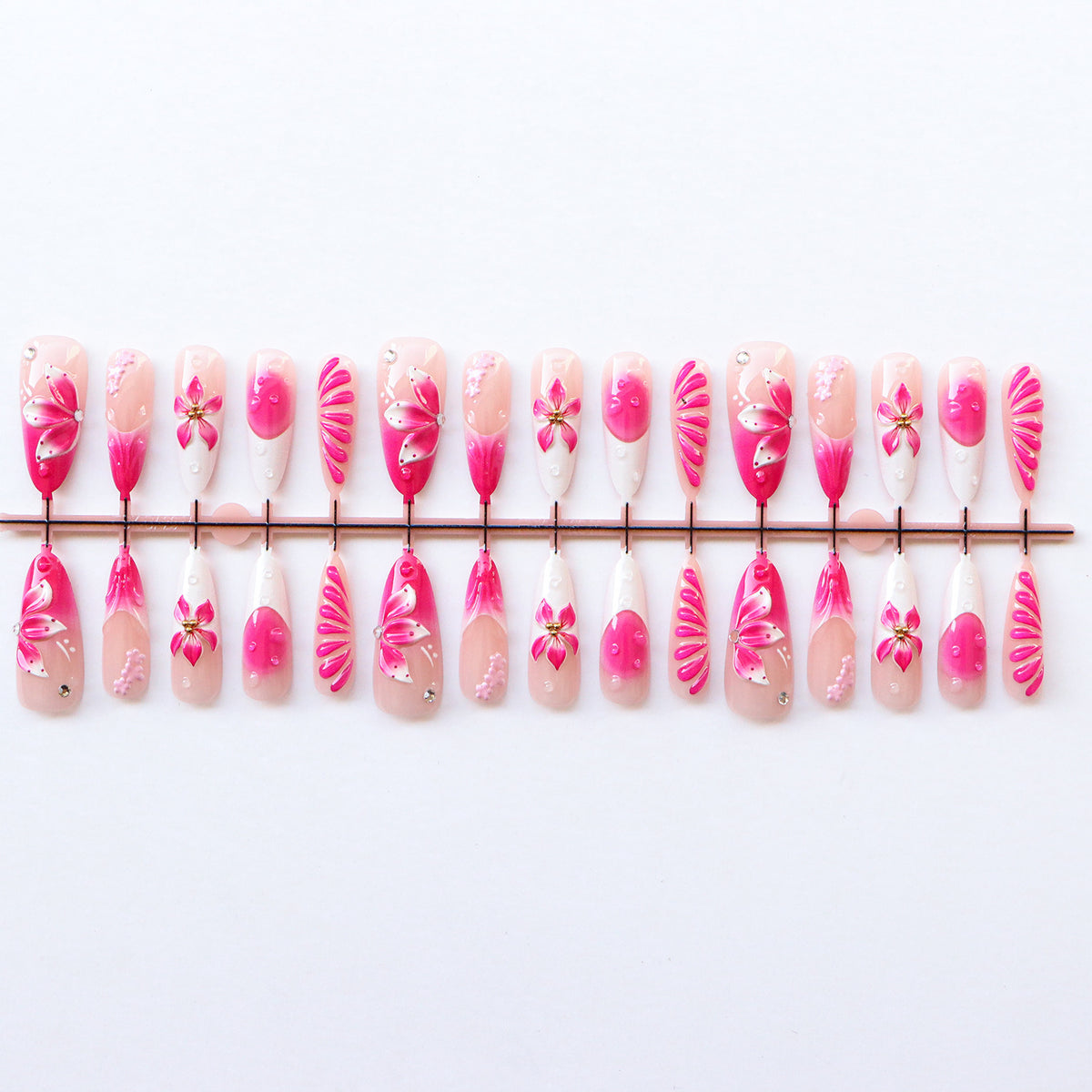 Premium Floral Nagelkunstkollektion