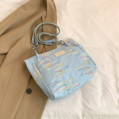 Bunte gestickte Hobo Tasche Brehn