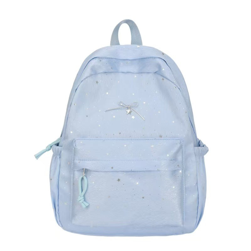 Rucksack mit Glitzerndem Sternenmotiv und Vielseitigen Aufbewahrungsmöglichkeiten Brehn