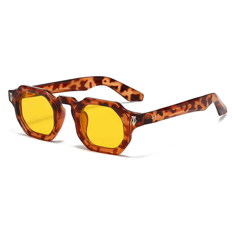 Moderne achteckige Rahmen Sonnenbrille Brehn