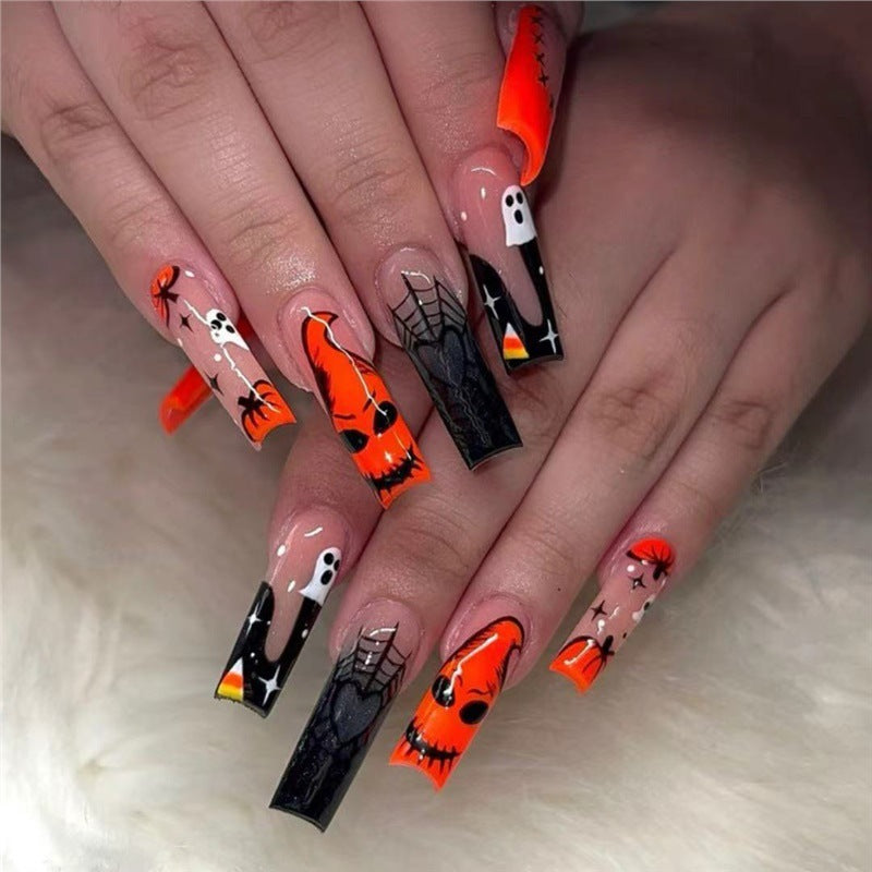 Halloween-Themen Press-On Nagelverlängerungen Brehn