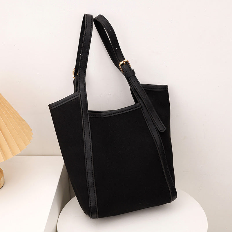 Minimalistische Zip-Top Handtasche Brehn
