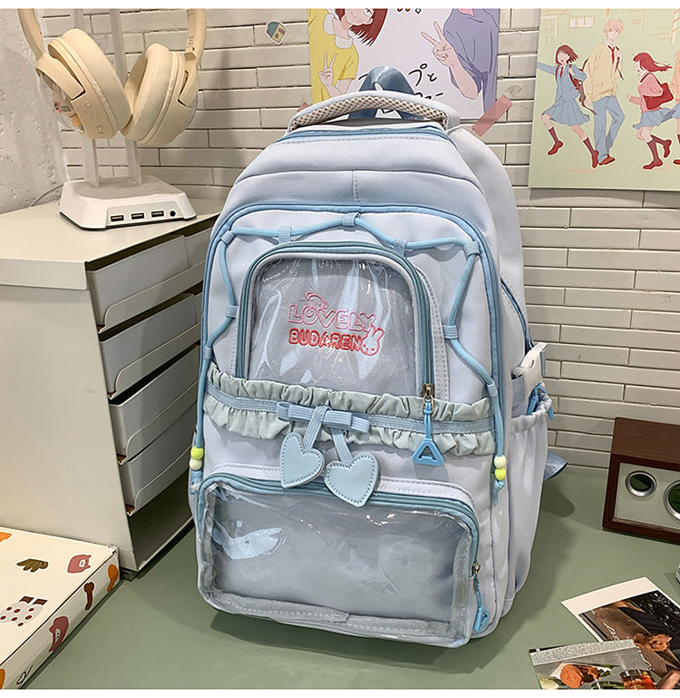 Transparenter Fronttasche Freizeit Rucksack Brehn
