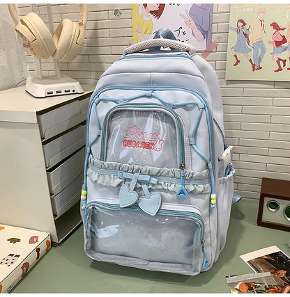 Transparenter Fronttasche Freizeit Rucksack Brehn