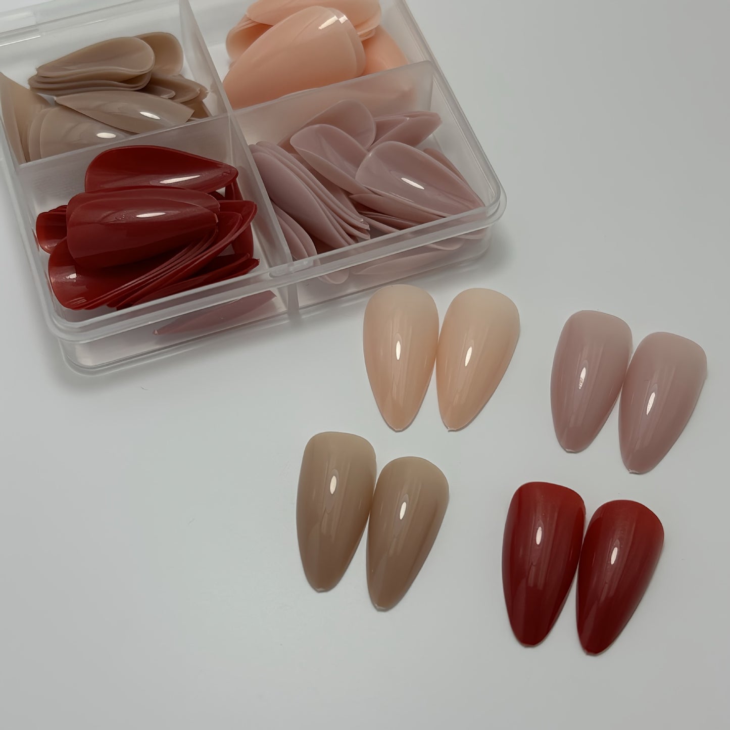 Premium Stiletto Press-On Nagelset Brehn