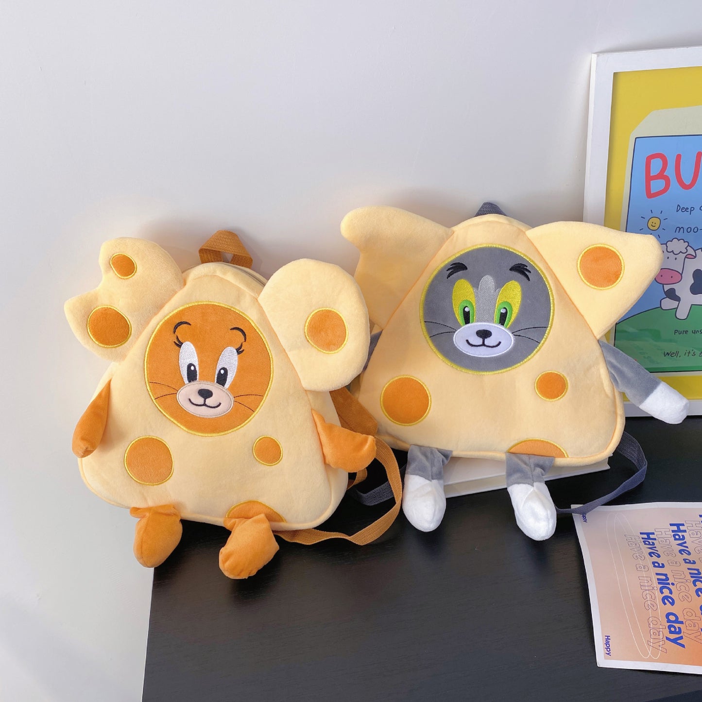 Plüsch Rucksack Im Käse-Design Brehn