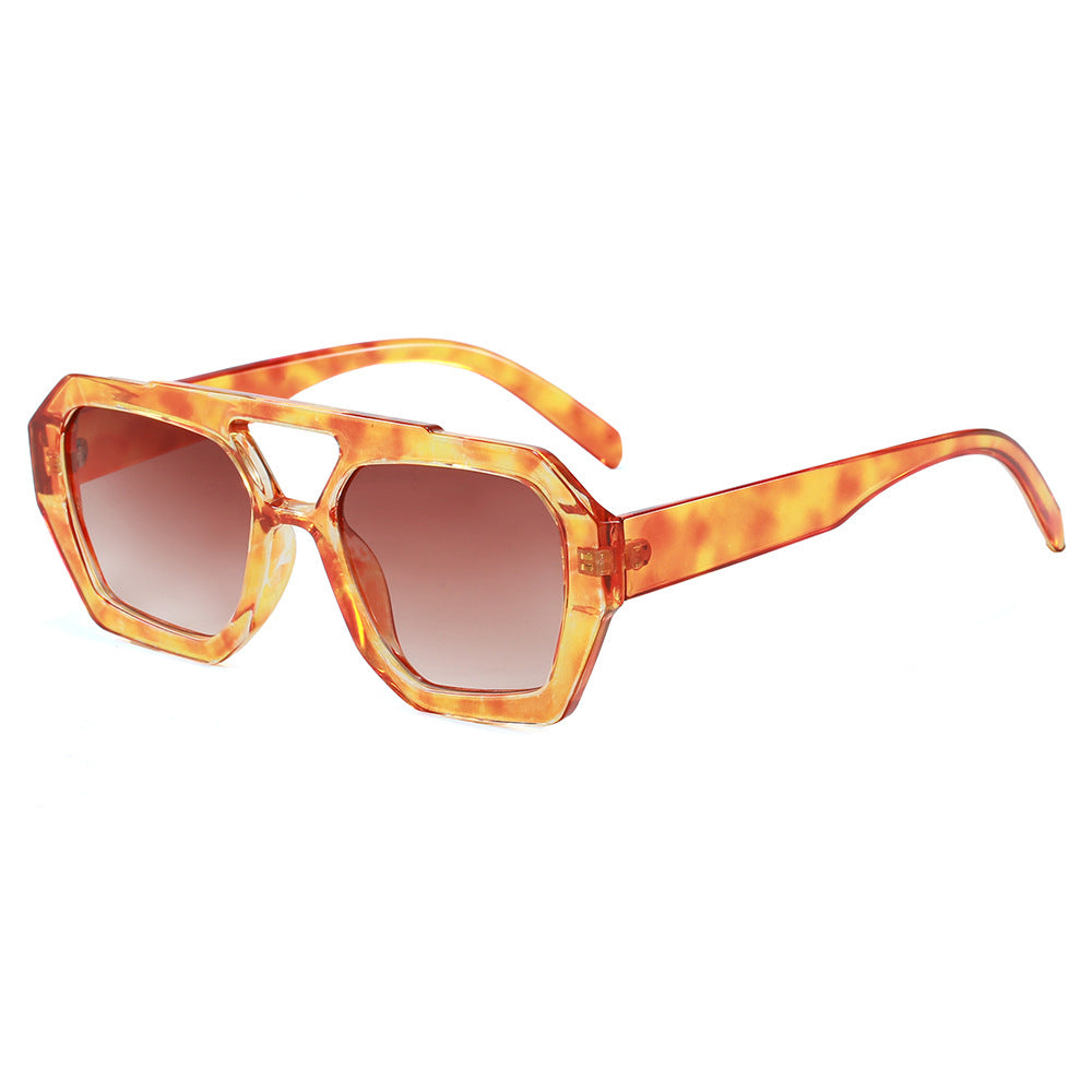 Damen geometrische Sonnenbrille im extravaganten Design Brehn
