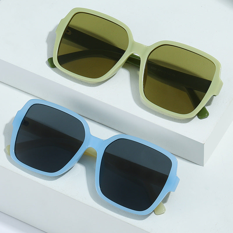 Elegante Übergroße Quadratische Fassung Brille Brehn