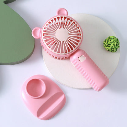 Unisex Tragbarer Tischventilator im niedlichen Bären-Design Brehn