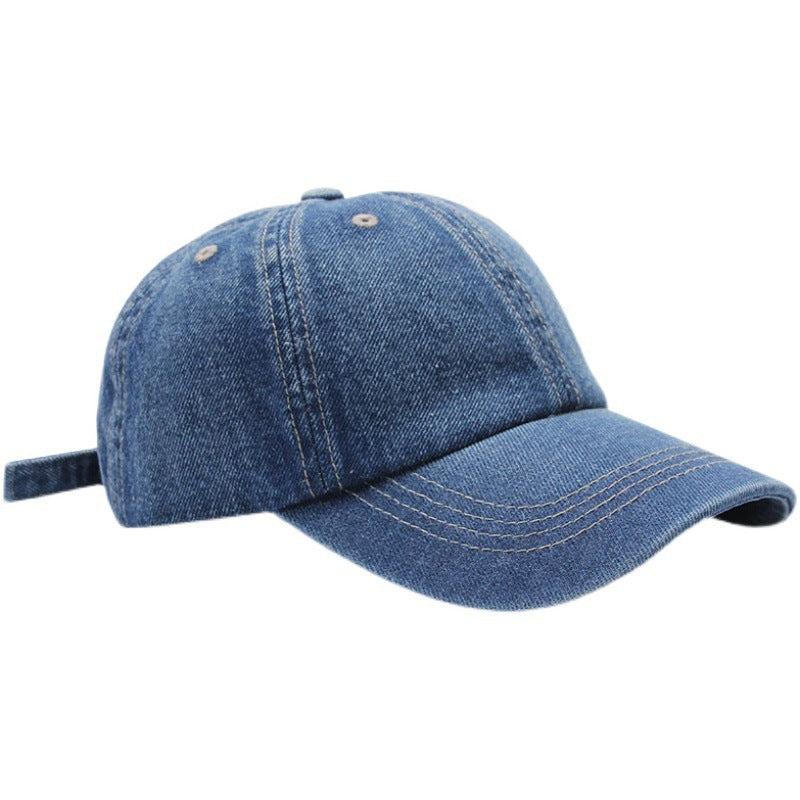 Damen Casual Verstellbare Denim Baseballmütze Brehn