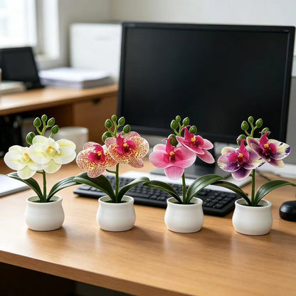 Elegante künstliche Orchideen Dekoration