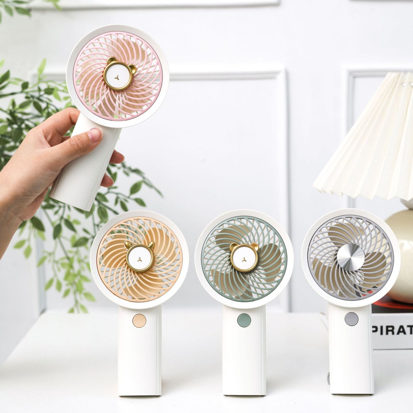 Unisex Tragbarer Handventilator mit Tiermotiv Brehn